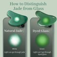 thumbnail image 5 of 1 herramienta de masaje Gua Sha, tabla Guasha para cara y cuerpo, herramienta facial Gua Sha de piedra de jade natural, masajeador facial para terapia de acupuntura tradicional, salud diaria antienvejecimiento (verde) JM, 5 of 5