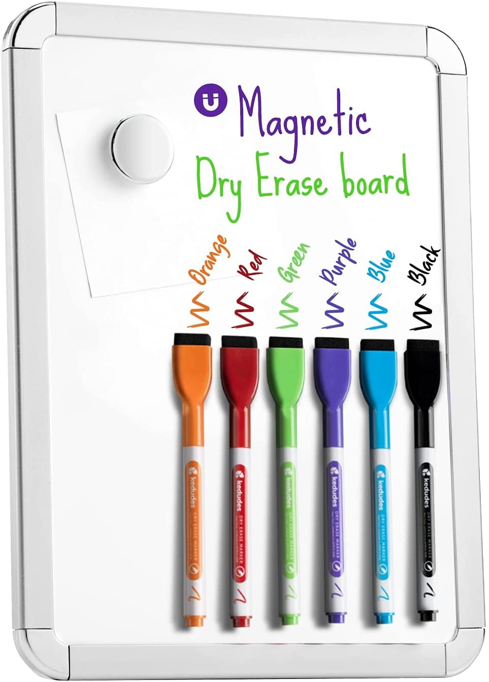 Mini Dry Erase Board VUSIGN Small Dry Erase Whiteboard 8.5 x 11 Inches White Board for Kids Locker Students Fridge 