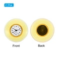 thumbnail image 3 of Wall Clock Mini Cute Bathroom Mirror Suction Waterproof Shower Clock, Yellow, 3 of 7
