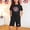 Black1, variant on Afuyipoi Kids 2-Piece Independence Day Outfit Set (4-14 Years) Short Sleeve July 4th Graphic Tee and Elastic Shorts Set Red 13/14