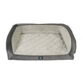 thumbnail image 2 of Serta, Extra Large, Quilted Gel Memory Foam Ortho Couch Pet Bed, 2 of 11
