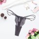 thumbnail image 2 of Bikini elástico con algodón Gibobby T Back Bragas Tanga Sexy Encaje Deportes Fitness Ultra Thin Mujeres Bragas transparentes（Gris， XS), 2 of 5