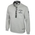 thumbnail image 2 of Men's Colosseum Heather Gray Alabama Crimson Tide OORAH OHT Military Appreciation Fleece Quarter-Zip Jacket, 2 of 4