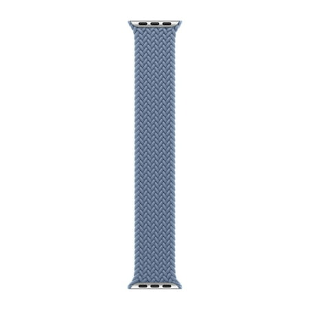 Genuine Apple Watch Band Braided Solo Loop 44mm 45mm 46mm 49mm series 3 4 5 6 7 8 SE Slate Blue Size 2