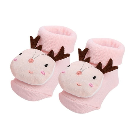

None Baby Christmas Socks Toddler Boys Girls Children Socks Soft Sole Non Slip Toddler Shoes Socks Princess Socks Floor Socks Boy