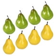 thumbnail image 6 of Worgeous 8Pcs Artificial Pear Models Foam Decoration Realistic Design Home Decor, 6 of 8