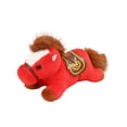 thumbnail image 2 of Plush Horse Doll Mascot, Soft Cotton Stuffed Animal Toy, 7 Inch, Cute Decorative Plush Toy for Kids & Adults, Year of the Horse New Year Gift, Red/Brown, 2 of 6