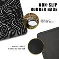 thumbnail image 5 of Topographic Contour Gaming Mouse Pad，Large XL Mouse Pad Big Mouse mat,Long Computer Keyboard with 3mm Non-Slip Base and Stitched Edge for Gaming Home Office Work，31.5x11.8in, 5 of 6