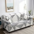 thumbnail image 4 of TFixol Elastic Sofa Slipcover with Free Pillowcase, Durable Polyester Fabric, Multicolor Design, Fits 145-185cm Double Seater, Easy Installation with Foam Sticks Included, 4 of 6