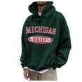 thumbnail image 1 of Gibobby Sudaderas de hombre Sudadera DE Bloques con Capucha Colores Stretch Hombre Hoodie Sudaderas con Capucha para Hombre(Verde,G), 1 of 5