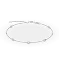 thumbnail image 3 of Unique Moments 1/2 ct Oval Lab-Grown Diamond Bezel Station Bracelet 10K White Gold, 3 of 5