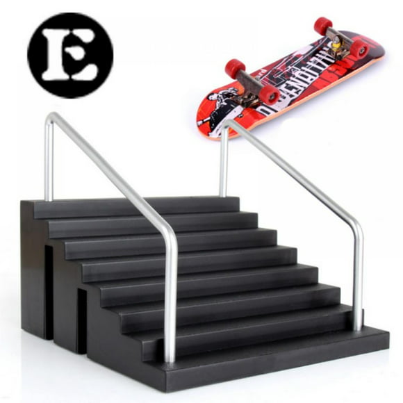 Kit de Rampe de Skate Skateboard Mini-Doigt avec Mini Skateboard, Accessoires d'Entraînement Half Pipe Ultimate Parcs
