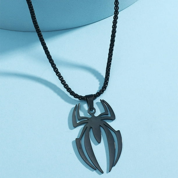 Collares de cara sonriente de Kpop, cadena gótica de Hip Hop, collar con colgante de acero inoxidable para mujeres, hombres, niñas, cadena de cuello, ropa informal gótica Deng Xun unisex