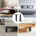 thumbnail image 2 of Sturdy Furniture Legs for Bed Frame Reinforcement, Adjustable Supports for Enhanced Security, Metal Construction Ensures Longevity, Set of 6 for Reliable Stability, 2 of 5