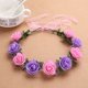 thumbnail image 1 of Zhuge Diademas de flores para mujer, corona de flores para novia, suministros para fiestas de bodas, guirnaldas florales, corona para el cabello, diademas florales, A24, 1 of 5