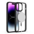thumbnail image 4 of MT Series Clear Magnetic Case for iPhone 14 Plus with Additional Tempered Glass Screen Protector - Black, 4 of 5