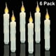 thumbnail image 1 of 6 Velas LED Conos Sin Llama Xihbxyly Funcionan con Pilas, 1 of 5