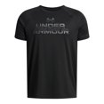 thumbnail image 1 of Remera Under Armour Tech para Niños Secado Rápido Negra Mediana, 1 of 1