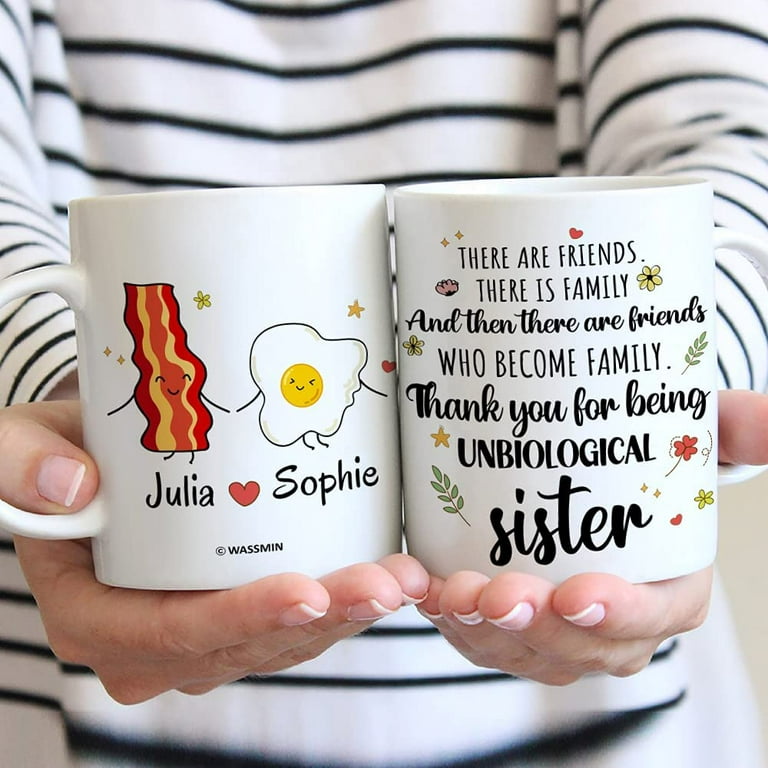 Personalized Sister Mugs - Custom Gifts for Your Dear Sisters
