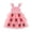 AB14 Red, variant on Bainana Girls Cherry Print Tulle Dresses Ruffled Sleeve Square Neck Dress Toddler Kids Cute Party Dress Size 12-18 Months Red