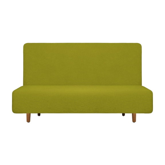 Stretch Sofa Bed Cover, Couch Slipcover Fit Length 75"-83", Bright Green