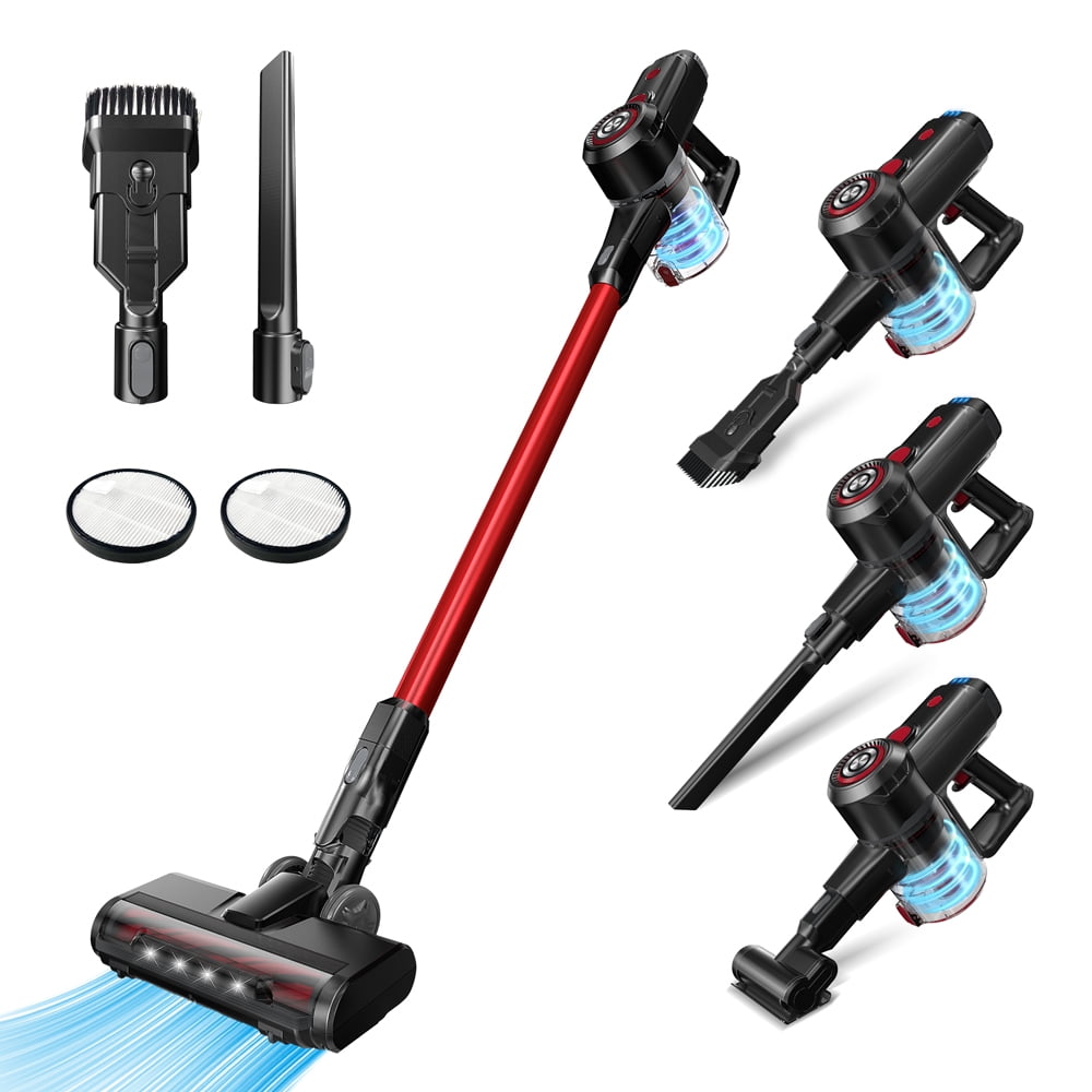 V20 Cordless Vacuum Cleaner, 28Kpa, Rechargeable 2500mAh, 8in1