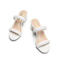 thumbnail image 2 of Sandalias de Tacón Grueso con Tiras Trenzadas para Mujer DREAM PAIRS, 2 of 6