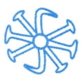 thumbnail image 1 of Almencla Coussin de Casque en Silicone Protection de Tête Invisible Lavable Remplacement Bleu, 1 of 8