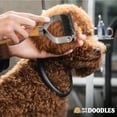 thumbnail image 5 of Dog Dematting Comb, Deshedding Undercoat Rake, Dog Comb for Detangling and Shedding, Detangler Brush For Grooming [We Love Doodles], 5 of 7