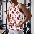 thumbnail image 5 of Cauagu Cartoon Hedgehogs Print Men's Sleeveless Muscle Shirts,Tank Tops Quick Dry Workout Tank Top Gym Muscle Tee Fitness Bodybuilding T Shirt for Men-Small, 5 of 7