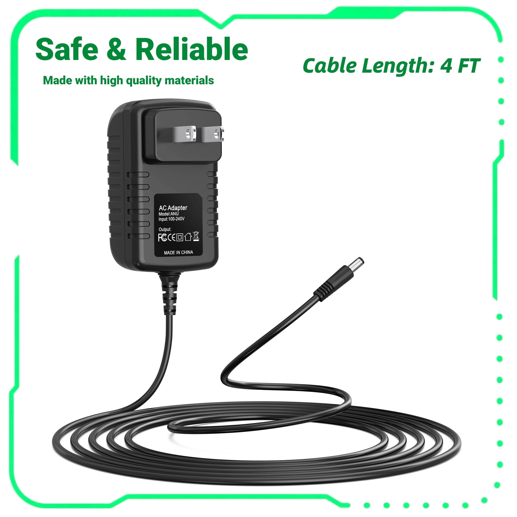 FITE ON 3A Wall Charger Power Adapter Replacement for Nextbook Flexx 11 11A NX16W11264 NXW116QC264T