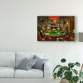 thumbnail image 3 of Trademark Fine Art 'Deer Camp' Canvas Art by Leo Stans, 3 of 4
