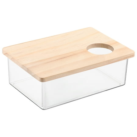 

Etereauty 1pc Acrylic Sandbox Hamster Bath Container Hamster Sand Bath Container Chinchilla Toilet Sand Bath House