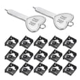 thumbnail image 1 of 15pcs Bloqueador de Puerto USB/Dust Metal Blocker con Llave Codificada, Negro, 1 of 5