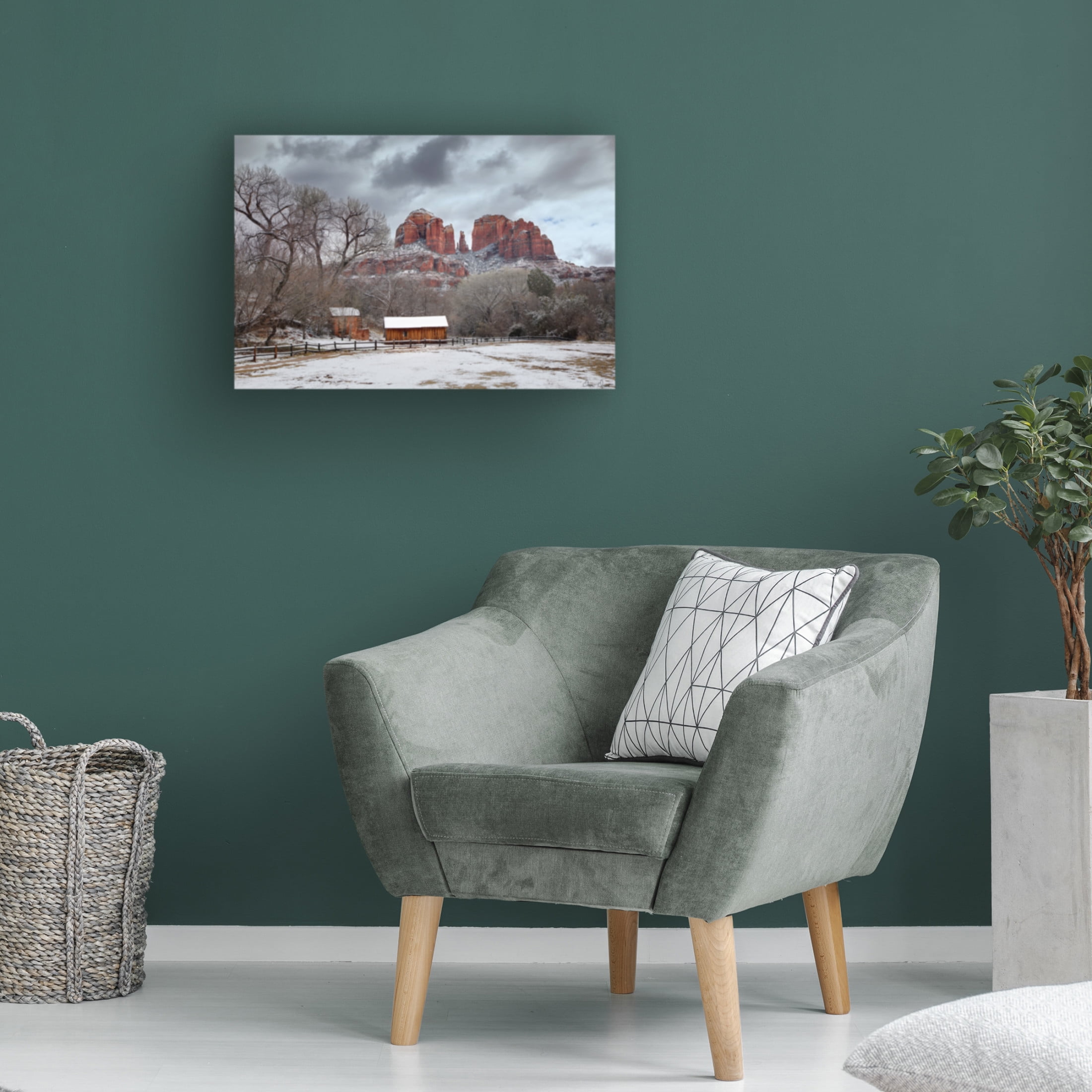 Trademark Fine Art David Drost  Cathedral Rock Arizona Canvas Wall Art