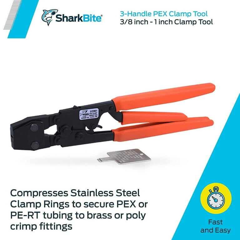 Full-Size Stainless Steel PEX Clamp Ring Tool Full-Size Stainless Steel PEX Clamp Ring Tool
