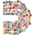 thumbnail image 1 of Cuentas de arcilla polimérica con forma de frutas, cuentas sueltas de arcilla polimérica mixta de colores., 1 of 7