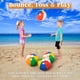 thumbnail image 3 of Joyfy 20" Pelotas de Playa Arcoíris, 4 Piezas Juguetes Hinchables para Piscinas Juegos Acuáticos de Verano, 3 of 7