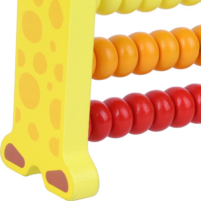 Ymiko en Bois Arithmétique Rack, Coloré en Bois Perles Enfants Début Jeu Éducatif Mathématiques de Base Jouet