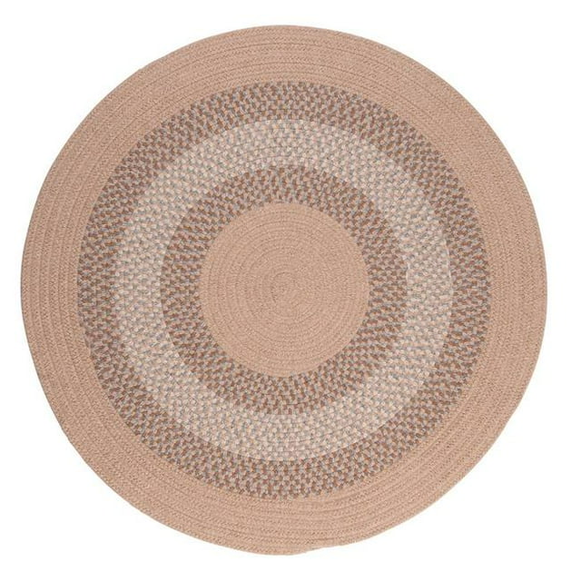 Colonial Mills NG89R036X036 3 ft. North Ridge Round Braided Rug, Oatmeal