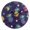 Black, variant on Colorful Pineapple Pattern Wall Clock 10in Round Artistic Oil Painting Home Decor Desk Table Clock