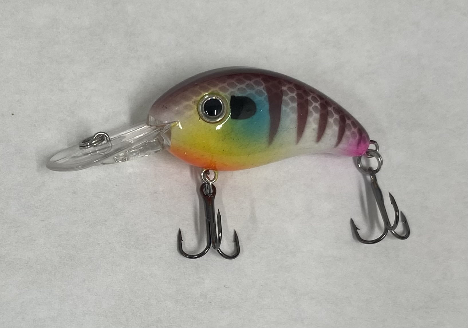 (2 pack) Arkie Lures 220 Series Crankbait Fishing Lure, Oxblood