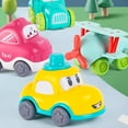 thumbnail image 4 of Lubelski Pull Back Car Cartoon Taxi Bus Forklift Excavator Plane Vehicle Model Entertainment Interactive Toys Inertial Engineering Vehicles City Car Toy Kindergarten Gift, 4 of 8