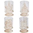 thumbnail image 3 of Elegantes adornos navideños de candelabro de hierro hueco: decoración navideña perfecta, una, 3 of 7