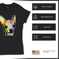 thumbnail image 4 of Tee Hunt Dean Russo Cute Chihuahua T-Shirt Neon Colorful Dog Women's T-Shirt Tee, 4 of 5