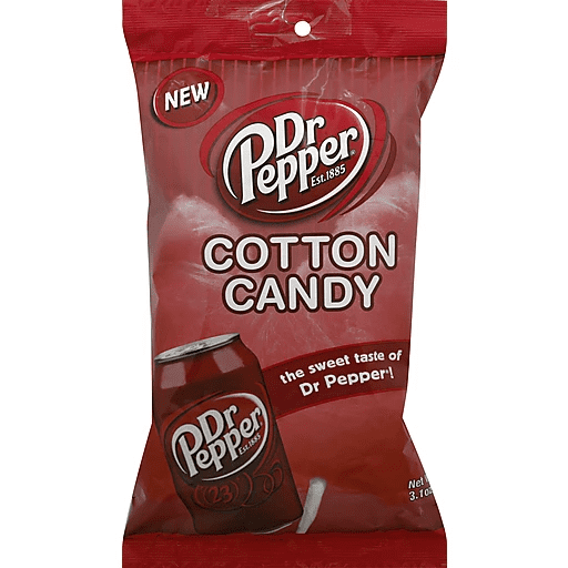 Dr. Pepper Flavored Cotton Candy, 6Pack 3.1 oz. Bags