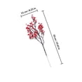 thumbnail image 4 of unbranded 6Ud Flores De Seda Falsas Color Para En Casa Y Eventos, 4 of 5