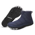 thumbnail image 2 of Botas Informales Tobillo Nieve Invierno Sin Deslizamiento para Escalada (oscuro 38) Azul, 2 of 9