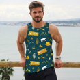 thumbnail image 6 of Pofeuu Camping Print Men's Workout Tank Tops Sleeveless Muscle Gym Shirt Quick Dry-3X-Large, 6 of 7