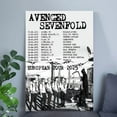thumbnail image 3 of AVENGED SEVENFOLD European Tour 2025 Poster - Wall Decor Size 24''x36'' - Postora, 3 of 5